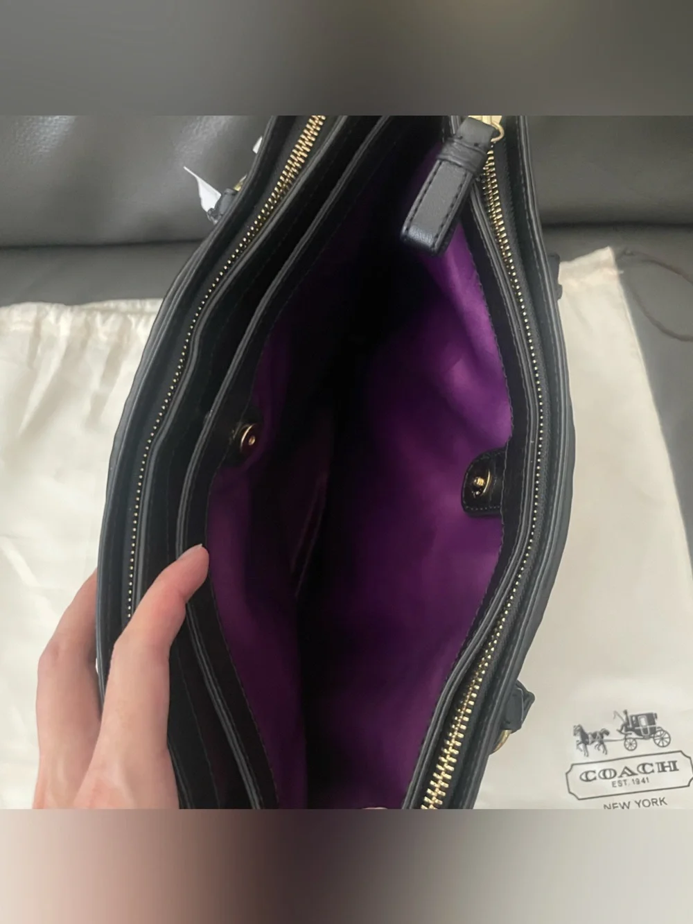 NWT COACH Madison Kara Carryall Bag